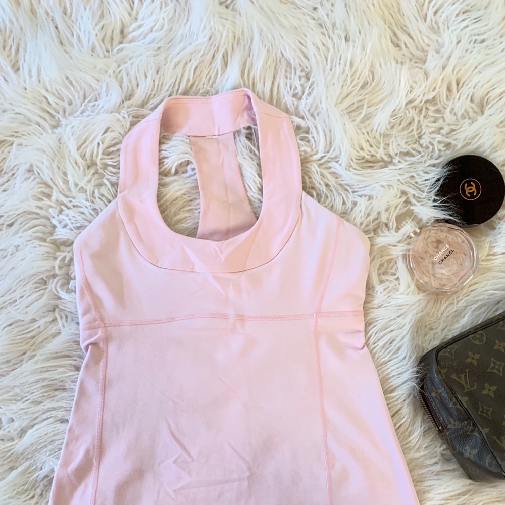 Lululemon Athletica Scoop Neck Tank-6. Pig Pink